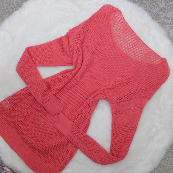 American Eagle Pink Knit Top Cover Up Size XL - Picture 8 of 8